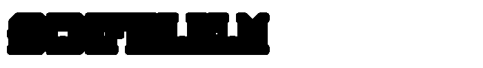 Disintegrator Outline Font UPPERCASE