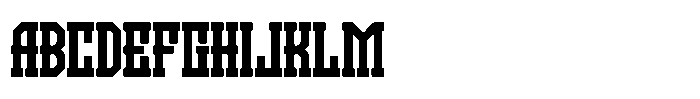 Disintegrator Regular Font UPPERCASE