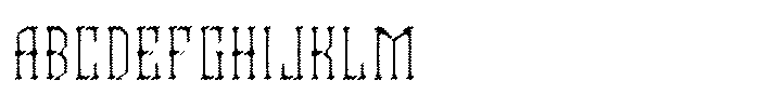 Disintegrator Texture Font UPPERCASE