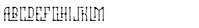 Disintegrator Texture FONT