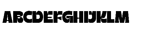 Disko Phonic Font UPPERCASE