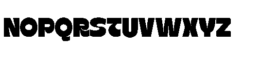 Disko Phonic Font UPPERCASE