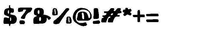 Diskrit Font OTHER CHARS