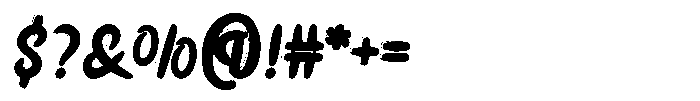 Dispay Micko Outline Style Font OTHER CHARS