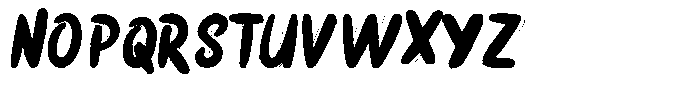 Dispay Micko Outline Style Font UPPERCASE