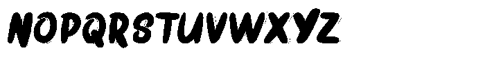 Dispay Micko Outline Style Font LOWERCASE
