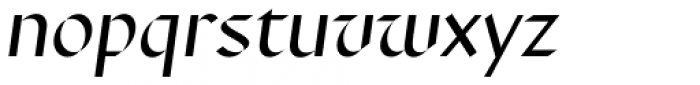 Displace 2.0 Medium Italic Font LOWERCASE