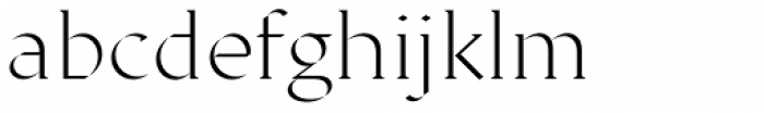 Displace Serif Light Font LOWERCASE