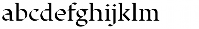 Displace Serif Medium Font LOWERCASE