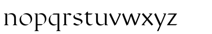 Displace Serif Regular Font LOWERCASE