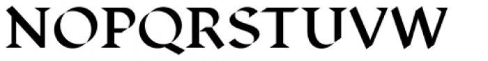 Displace Serif Semi Bold Font UPPERCASE