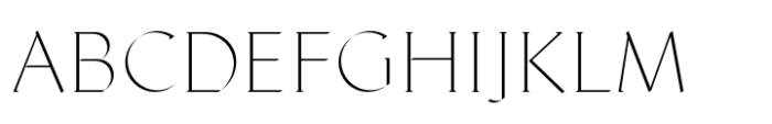 Displace Serif Thin Font UPPERCASE