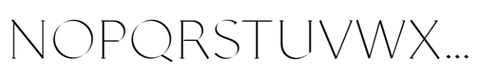 Displace Serif Thin Font UPPERCASE