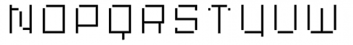 Displacement Mass Font LOWERCASE