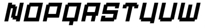 Displacement Weight Italic Font LOWERCASE