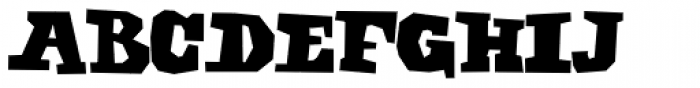 Display Black Serif Font LOWERCASE