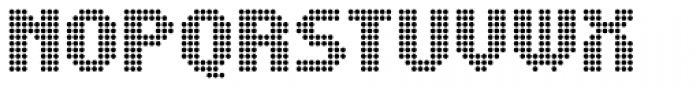 Display Dots Two Sans Font UPPERCASE