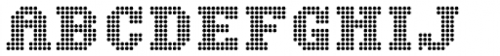 Display Dots Two Serif Font LOWERCASE