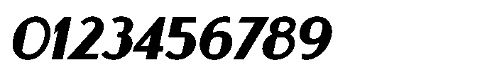 Display Letters JNL Oblique Font OTHER CHARS