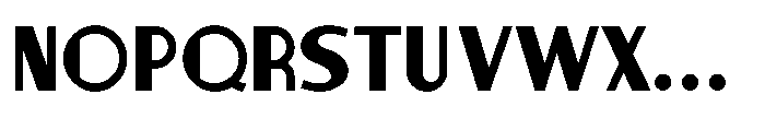 Display Letters JNL Regular Font UPPERCASE