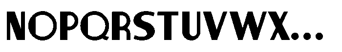 Display Letters JNL Regular Font LOWERCASE