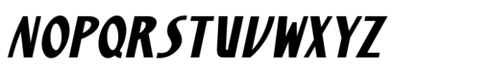 Display Nouveau JNL Oblique Font LOWERCASE