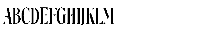 Disriete Regular Font UPPERCASE