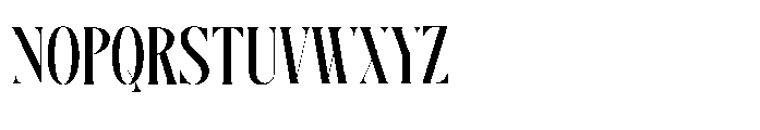 Disriete Regular Font UPPERCASE