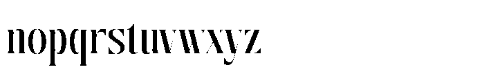 Disriete Regular Font LOWERCASE