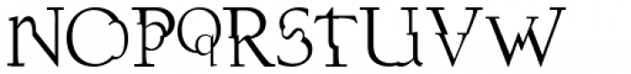 Dissonus X Font UPPERCASE