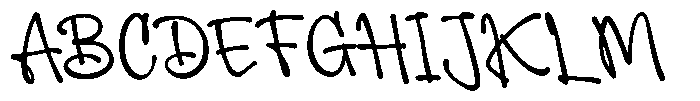 Distania Steffany Font UPPERCASE