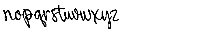 Distania Steffany Font LOWERCASE