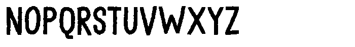 Distant Cloud Black Font LOWERCASE