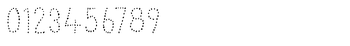 Distant Cloud Dots Font OTHER CHARS