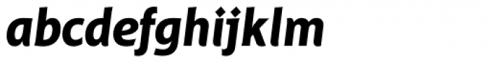 Distefano Sans Bold Italic Font LOWERCASE