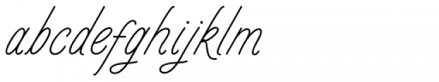 Distillery Script Font LOWERCASE