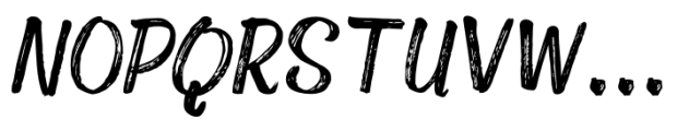 Diston Brush Regular Font UPPERCASE