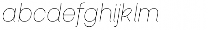 Distopia Light Italic Font LOWERCASE