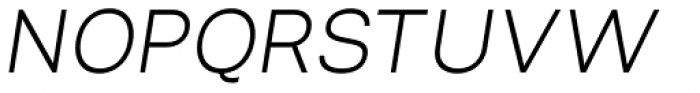 Distopia Regular Italic Font UPPERCASE