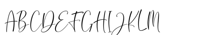 Distoria Script Font UPPERCASE