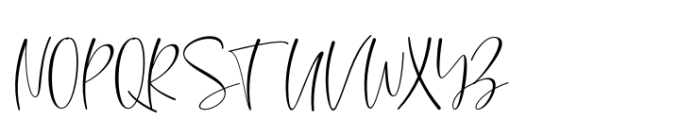 Distoria Script Font UPPERCASE