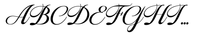 Distory Script Italic Font