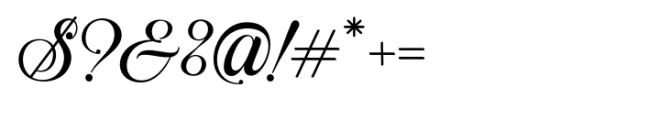 Distory Script Regular Font OTHER CHARS