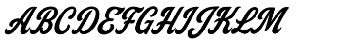Divebar Vintage Italic Font UPPERCASE