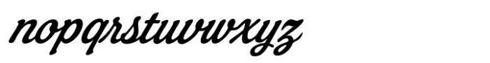 Divebar Vintage Italic Font LOWERCASE