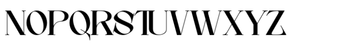 Divera Display Serif Font UPPERCASE