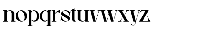 Divera Display Serif Font LOWERCASE