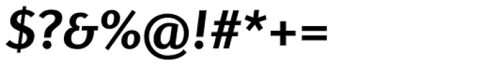Diverda Sans Bold Italic Font OTHER CHARS