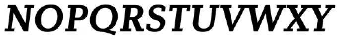 Diverda Serif Bold Italic Font UPPERCASE