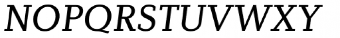 Diverda Serif Pro Italic Font UPPERCASE